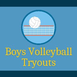 Boys Volleyball Tryouts